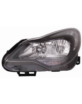 PROIETTORE DESTRO CON PARABOLA SCURA CON MOTORE OPEL CORSA D S07 20062015       VERS 2011