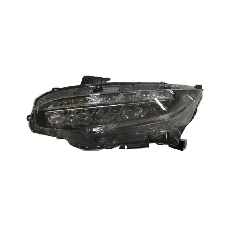 PROIETTORE SINISTRO A LED CON PARABOLA CON MOTORE HONDA CIVIC HB FCFK 20162022      , HONDA CIVIC SEDAN FCFK 20162022
