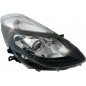 PROIETTORE DESTRO H1H7H7 REGOLAZIONE ELETTRICA CON PARABOLA NERA CON MOTORE CON LENTICOLARE RENAULT CLIO III BR0 1CR0 1 20092013