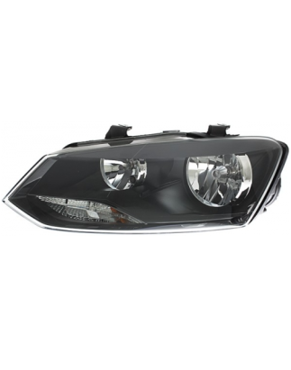 PROIETTORE SINISTRO H7+H7 CON PARABOLA CON MOTORE VOLKSWAGEN CROSS POLO 6R 20092017      , VOLKSWAGEN POLO 6R1 20092014      , 