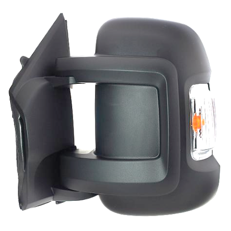 RETROVISORE MANUALE SINISTRO BRACCIO CORTO CON FANALINO INTEGRATO 16W FIAT DUCATO III 250 20062014