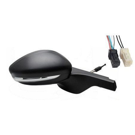 RETROVISORE MECCANICO SINISTRO NERO 2 PIN VERSIONE 022018 CON FANALINO INTEGRATO CITROEN C3 SX 20162024       VERS 2018