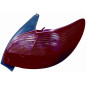 FANALE POSTERIORE SINISTRO SENZA PORTALAMPADA 35 PORTE PEUGEOT 206 2A2C2D2E2K 19982009       VERS 2003
