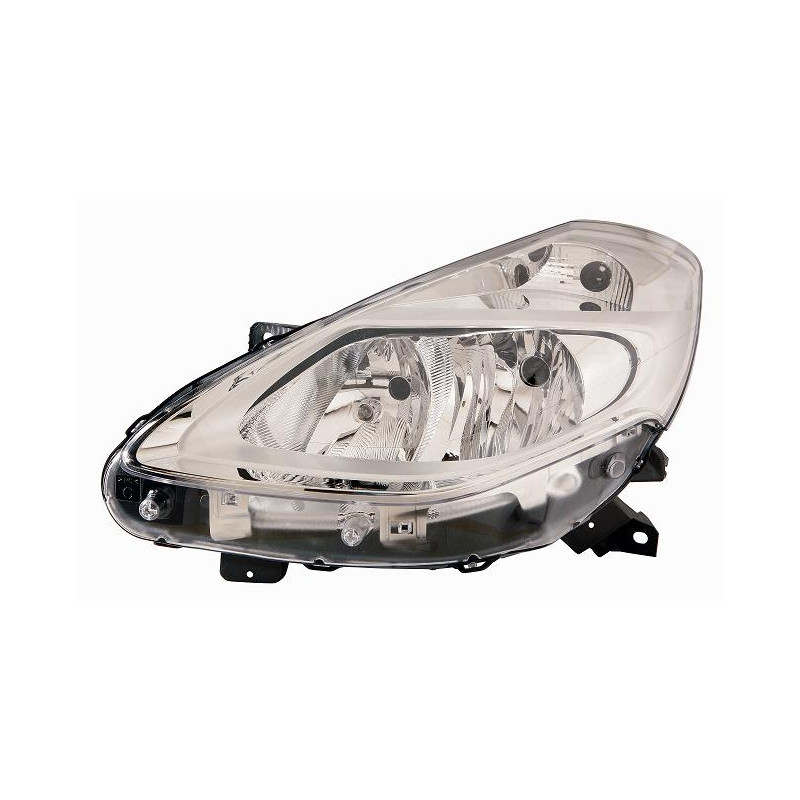 PROIETTORE SINISTRO 2H7 CON PARABOLA CROMATA CON PREDISPOSIZIONE REGOLAZIONE ELETTRICA RENAULT CLIO III BR0 1CR0 1 20092013