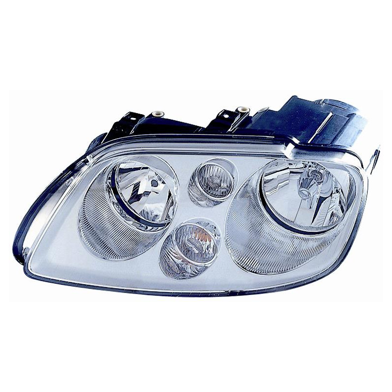 PROIETTORE SINISTRO 2H7 CON PARABOLA CROMATA CON PREDISPOSIZIONE REGOLAZIONE ELETTRICA VOLKSWAGEN TOURAN 1T11T2 20032006