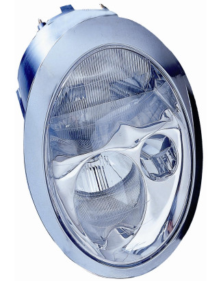 PROIETTORE DESTRO H7-H1 CON MOTORE CON PREDISPOSIZIONE REGOLAZIONE ELETTRICA MINI COOPERONE R50F53 20022006       VERS 2004