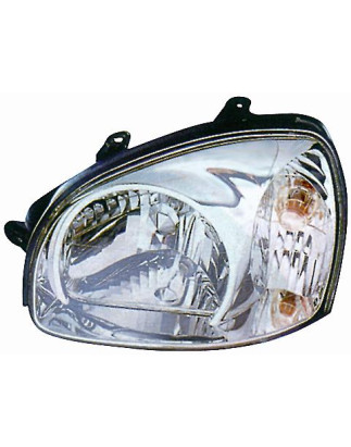 PROIETTORE SINISTRO H4 CON PREDISPOSIZIONE REGOLAZIONE ELETTRICA HYUNDAI SANTA FE SM 20002005