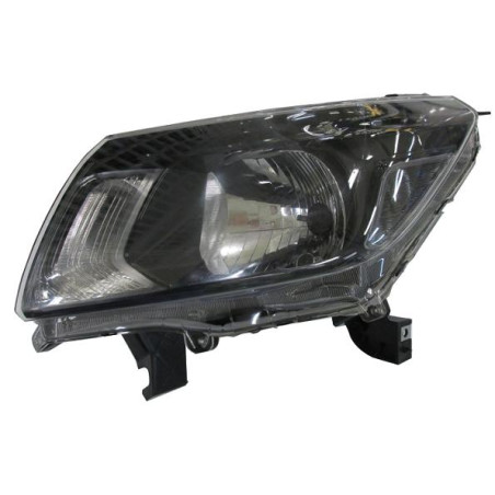 PROIETTORE SINISTRO H4 CON PARABOLA NERA CON PREDISPOSIZIONE REGOLAZIONE ELETTRICA NISSAN PU NAVARA NP300 2WD-4WD D23 20152025