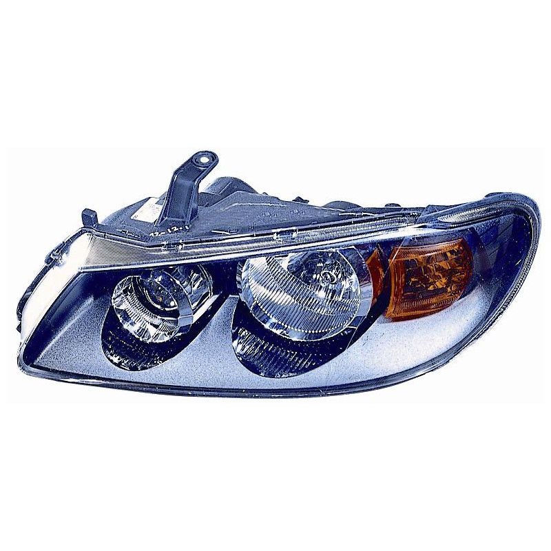 PROIETTORE DESTRO H7+H7 T�V CON PARABOLA NERA CON PREDISPOSIZIONE REGOLAZIONE ELETTRICA NISSAN ALMERA HB N16 20002006       VER