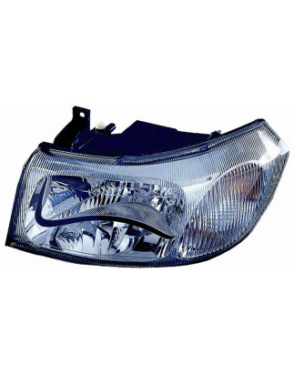 PROIETTORE DESTRO H4 CON PARABOLA CROMATA CON PREDISPOSIZIONE REGOLAZIONE ELETTRICA FORD TRANSIT FAFBFZFC 20002006