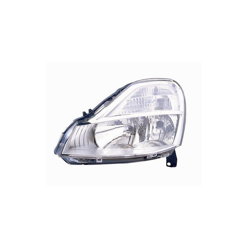 PROIETTORE DESTRO H7-H1 CON MOTORE CON PREDISPOSIZIONE REGOLAZIONE ELETTRICA RENAULT MODUS FJP0 20082013