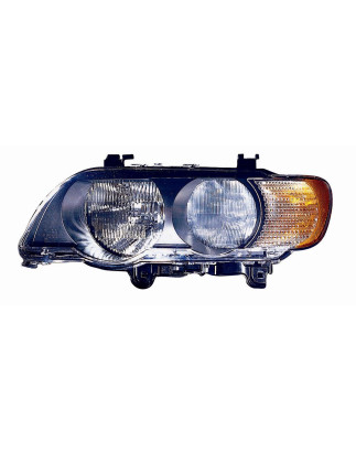PROIETTORE SINISTRO H7-HB3 CON FANALE BIANCO BMW X5 E53 20002007       VERS 2004 , BMW X5 E53 05-2 1981           VERS 012000