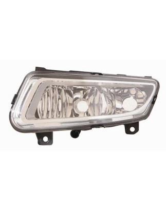 FENDINEBBIA DESTRO H8 CON LUCE DIURNA CON PARABOLA CROMATA VOLKSWAGEN POLO 6R1 20092014