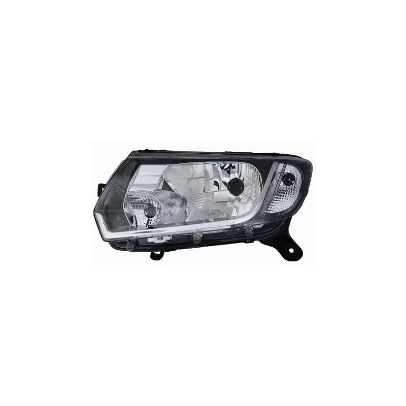 PROIETTORE DESTRO H4 REGOLAZIONE MANUALE DACIA LOGAN-MCV II 20122016      , DACIA SANDERO II B8 20122016