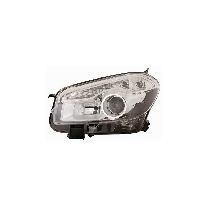 PROIETTORE SINISTRO H7+H7 CON PREDISPOSIZIONE REGOLAZIONE ELETTRICA NISSAN QASHQAI J10NJ10 20102013