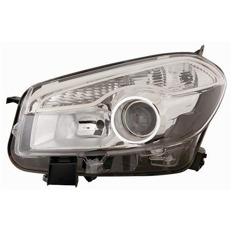 PROIETTORE SINISTRO H7+H7 CON PREDISPOSIZIONE REGOLAZIONE ELETTRICA NISSAN QASHQAI J10NJ10 20102013