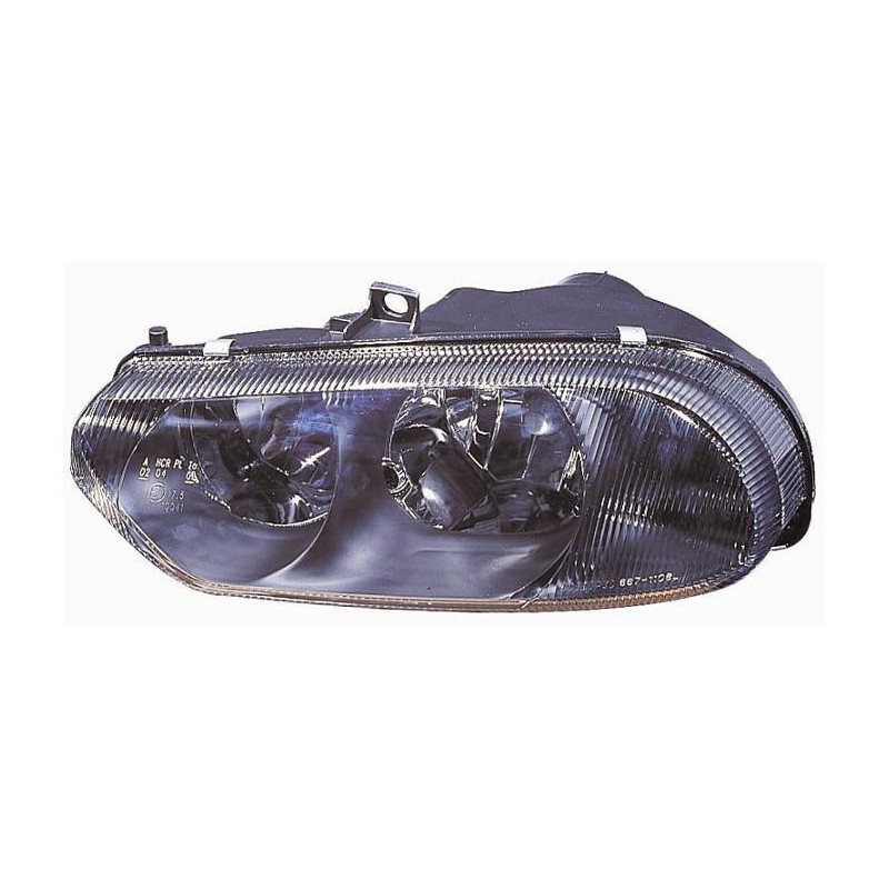 PROIETTORE DESTRO H7-H1 CON PARABOLA NERA CON PREDISPOSIZIONE REGOLAZIONE ELETTRICA ALFA ROMEO 156 932 19972003