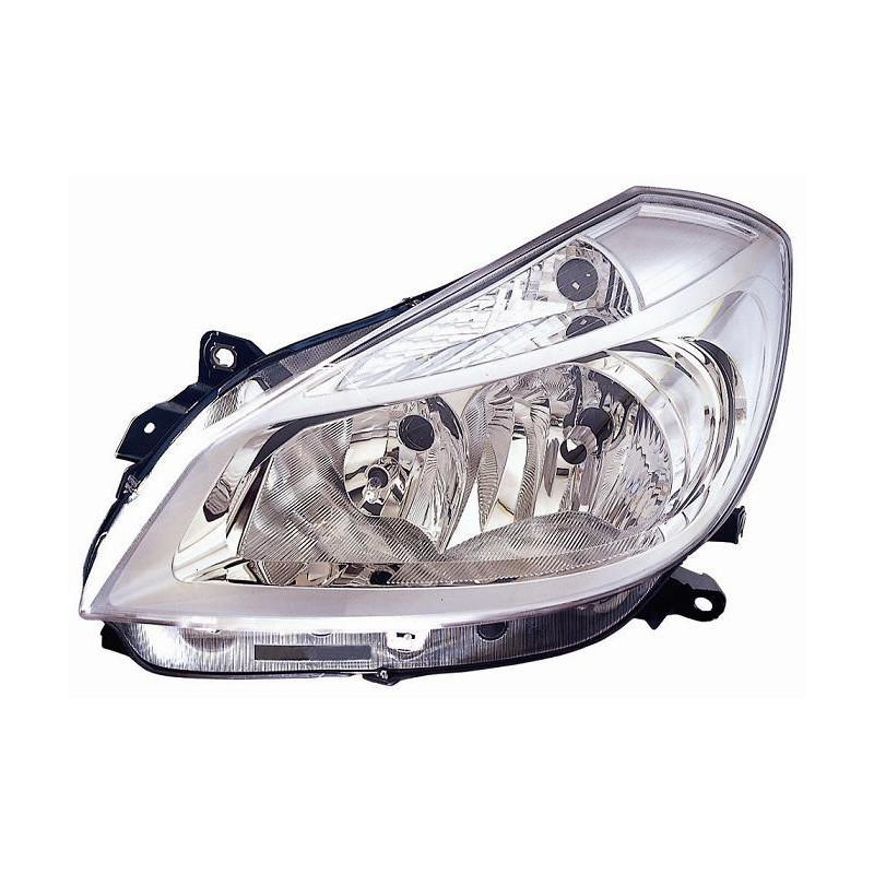 PROIETTORE DESTRO H7-H7 CON PARABOLA CROMATA CON PREDISPOSIZIONE REGOLAZIONE ELETTRICA RENAULT CLIO III BR0 1CR0 1 20062009