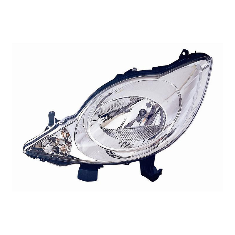 PROIETTORE DESTRO H4 CON PREDISPOSIZIONE REGOLAZIONE ELETTRICA PEUGEOT 107 PMPN 20062012