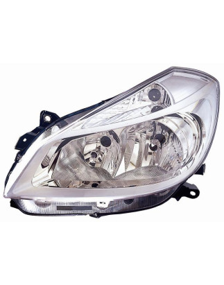 PROIETTORE SINISTRO H7-H7 CON PARABOLA CROMATA CON PREDISPOSIZIONE REGOLAZIONE ELETTRICA RENAULT CLIO III BR0 1CR0 1 20062009