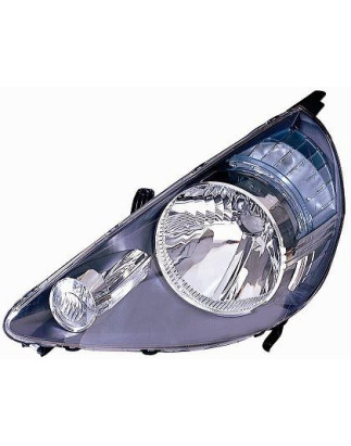 PROIETTORE DESTRO H4 CON PARABOLA NERA CON PREDISPOSIZIONE REGOLAZIONE ELETTRICA HONDA JAZZ GDGE3GE2 20012008       VERS 2005