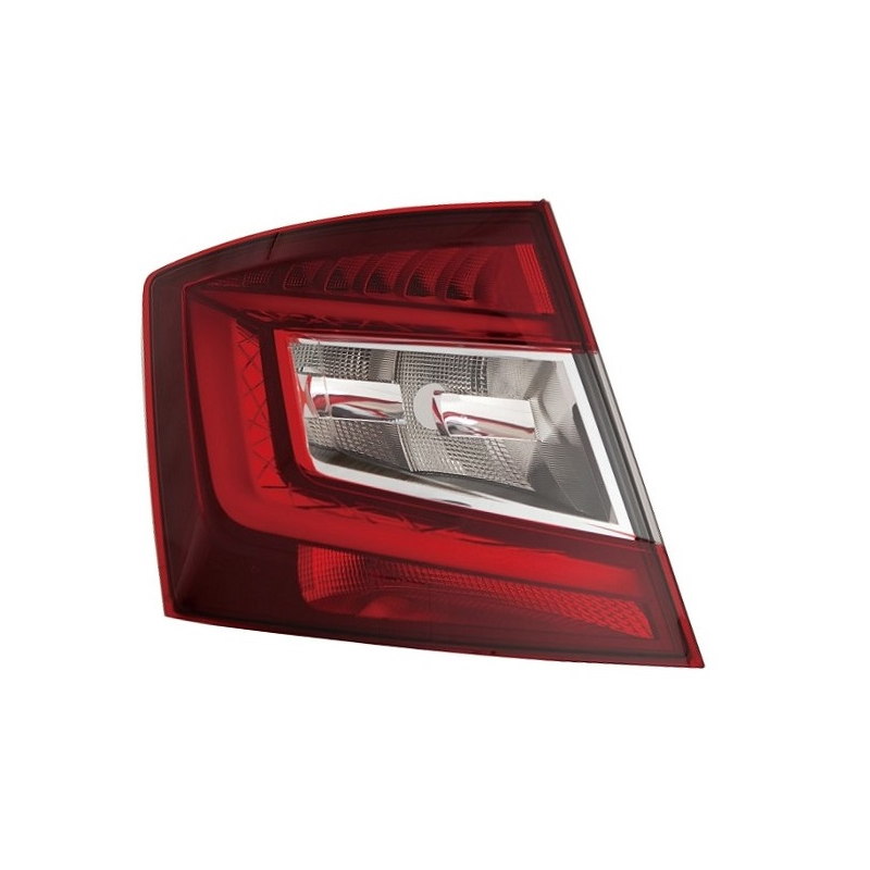 FANALE POSTERIORE SINISTRO SENZA PORTALAMPADA 5 PORTE LED LED SKODA FABIA NJ3 20142018       VERSBERLINA 5 PORTE , SKODA FABIA 