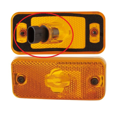 FANALE LATERALE DESTROSINISTRO SENZA PORTALAMPADA ARANCIO CCONNETTORE OVALE CITROEN e JUMPER III 20202023      , CITROEN JUMPER