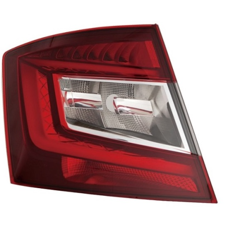 FANALE POSTERIORE DESTRO SENZA PORTALAMPADA 5 PORTE LED LED SKODA FABIA NJ3 20142018       VERS BERLINA 5 PORTE , SKODA FABIA N