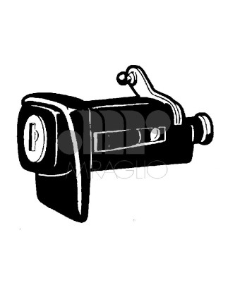 MANIGLIA ESTERNA ANTERIORE DESTRO CON CHIAVE FIAT PANDA 141 19862003