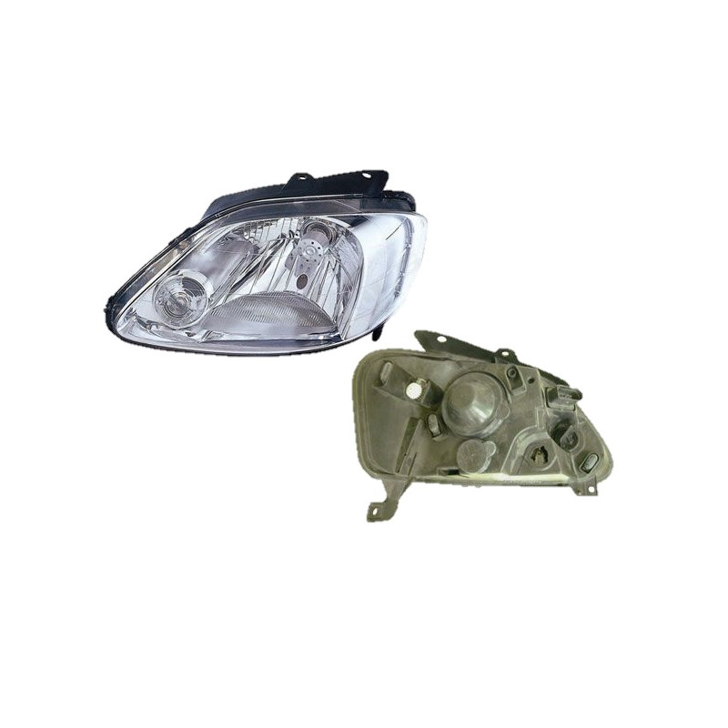 PROIETTORE SINISTRO MODELLO ARTEB CON CONNETTORE OVALE VOLKSWAGEN FOX 5Z15Z35Z45Z5 20052011