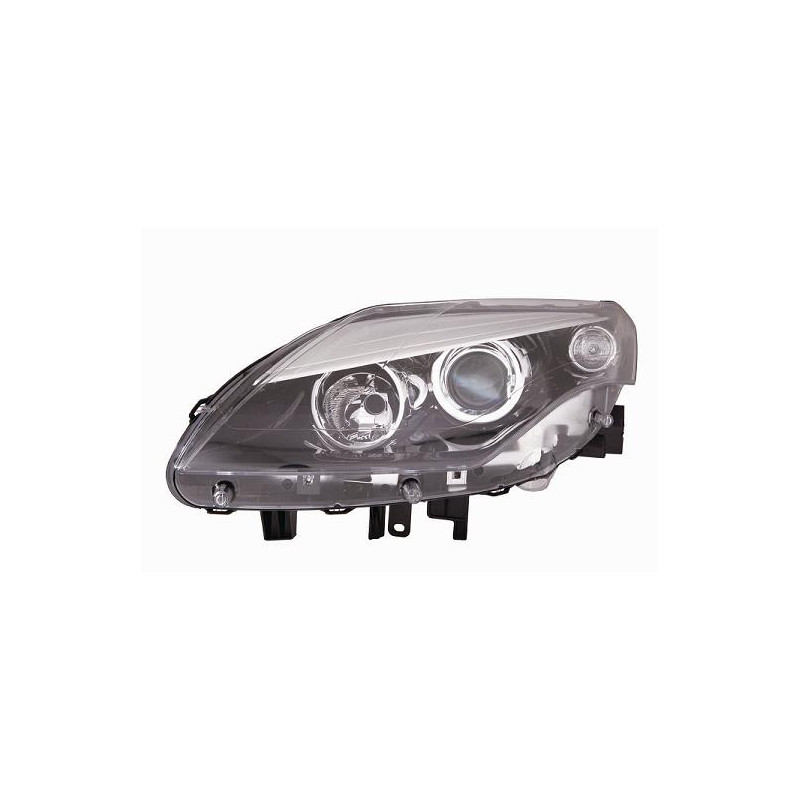 PROIETTORE SINISTRO H7-H7 CON PARABOLA NERA CON PREDISPOSIZIONE REGOLAZIONE ELETTRICA RENAULT LAGUNA BT0BT1 20072015       VERS