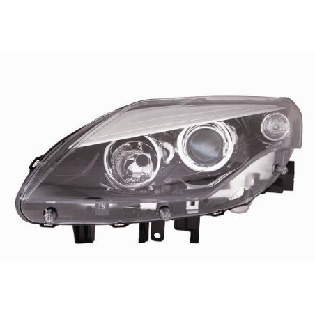 PROIETTORE SINISTRO H7-H7 CON PARABOLA NERA CON PREDISPOSIZIONE REGOLAZIONE ELETTRICA RENAULT LAGUNA BT0BT1 20072015       VERS