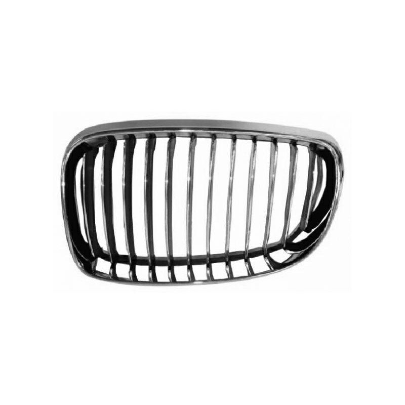 GRIGLIA ANTERIORE SINISTRA 35 PORTE CROMATACROMATANERA BMW SERIES 1 35D E81E87 20042011       VERS 2007 , BMW SERIES 1 COUPECAB