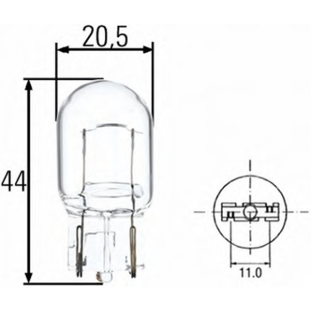 W21W 12V 21W STANDARD