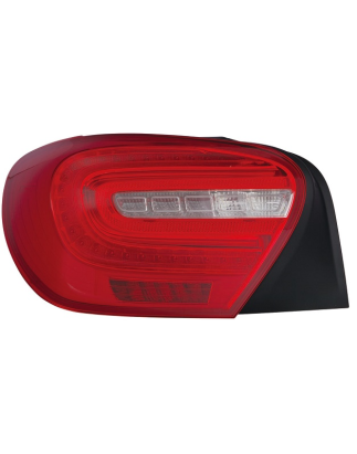FANALE POSTERIORE SINISTRO CON PORTALAMPADA LED LED ESTERNO *CONNETTORE RETTANGOLARE* MERCEDES-BENZ A CLASS W176 20122015