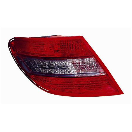 FANALE POSTERIORE SINISTRO SENZA PORTALAMPADA LED BIANCOROSSO LED MERCEDES-BENZ C CLASS W204 20072011