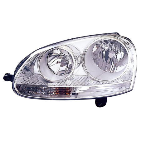 PROIETTORE SINISTRO H7-H7 CON PARABOLA CROMATA CON MOTORE VOLKSWAGEN GOLF V 1K1 20042008      , VOLKSWAGEN GOLF V VARIANT 1K5 2