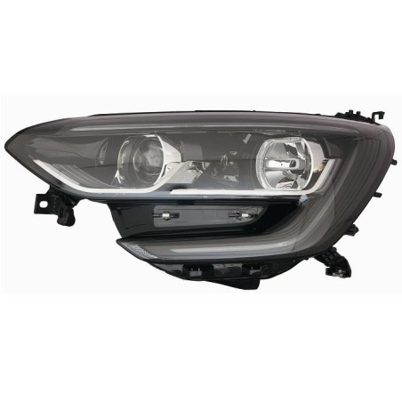 PROIETTORE SINISTRO CON BORDO NERO CON LUCE DIURNA LED CON PREDISPOSIZIONE REGOLAZIONE ELETTRICA RENAULT MEGANE HB-SW B9AMN 201