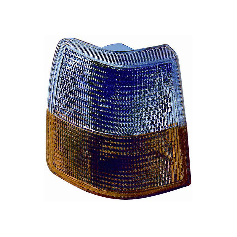 FANALE ANTERIORE DESTRO SENZA PORTALAMPADA ARANCIOBIANCO VERSIONE 0190 - 0493 VOLVO 740760 744745704764765 19841989, VOLVO 7407