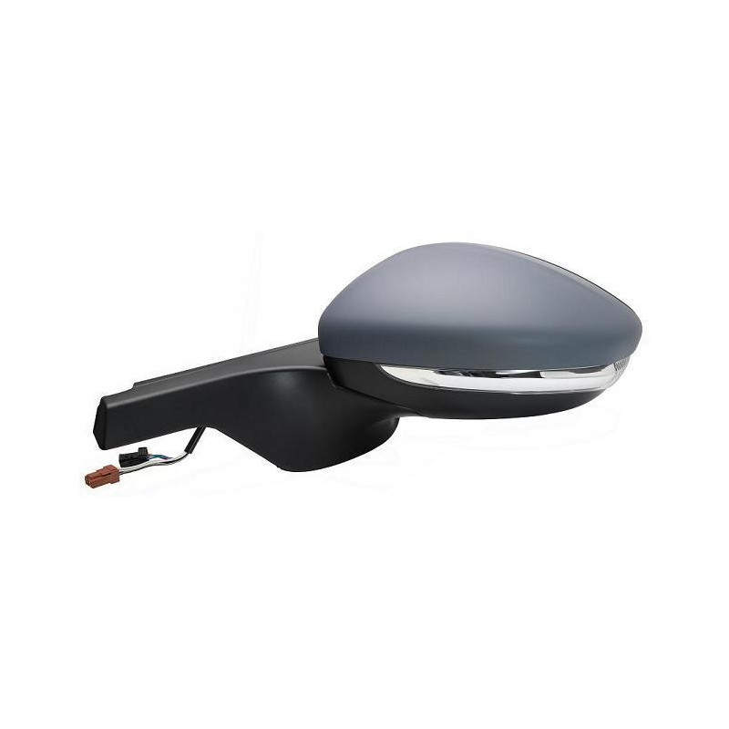 RETROVISORE ELETTRICO SINISTRO 10 PIN CON PRIMER TERMICO VETRO CONVESSO RICHIUDIBILE ELETTRICAMENTE CON FANALINO INTEGRATO CON 