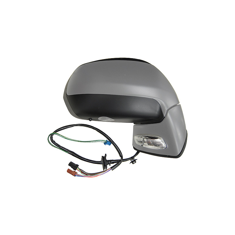 RETROVISORE ELETTRICO SINISTRO 14 PIN CON PRIMER TERMICO VETRO CONVESSO RICHIUDIBILE ELETTRICAMENTE CON FANALINO INTEGRATO CON 