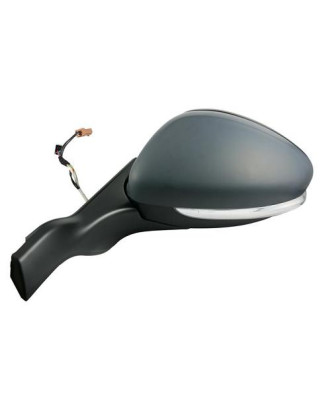 RETROVISORE ELETTRICO DESTRO 9 PIN CON PRIMER TERMICO VETRO CONVESSO CON FANALINO INTEGRATO CON SONDA PEUGEOT 2008 I CU 2013201