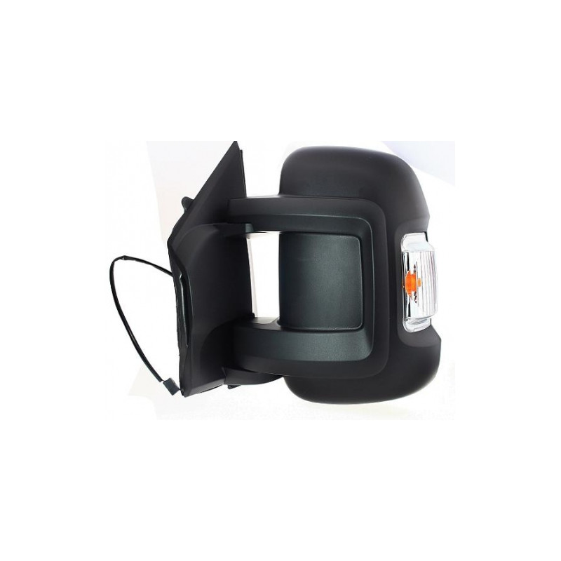 RETROVISORE ELETTRICO SINISTRO BRACCIO CORTO 10 PIN 16W TERMICO VETRO CONVESSO RICHIUDIBILE ELETTRICAMENTE CON FANALINO INTEGRA