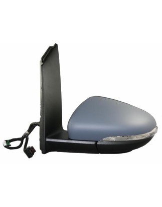 RETROVISORE ELETTRICO DESTRO 9 PIN CON PRIMER TERMICO VETRO CONVESSO RICHIUDIBILE ELETTRICAMENTE CON FANALINO INTEGRATO CON LUC