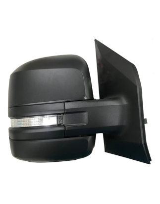 RETROVISORE ELETTRICO DESTRO NERO 8 PIN TERMICO VETRO CONVESSO RICHIUDIBILE ELETTRICAMENTE CON FANALINO INTEGRATO CON SISTEMA B