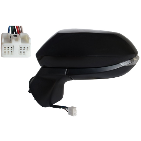 RETROVISORE ELETTRICO DESTRO 6 PIN CON PRIMER TERMICO VETRO CONVESSO CON FANALINO INTEGRATO LED TOYOTA YARIS IV MXP 2020VERSCRO