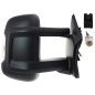 RETROVISORE ELETTRICO DESTRO BRACCIO LUNGO 8 PIN TERMICO VETRO CONVESSO CON FANALINO INTEGRATO 16W CON ANTENNA CITROEN e JUMPER