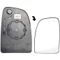 VETRO CON PIASTRA SINISTRO TERMICO CONVESSO CON ATTACCO VM BLISFIAT DUCATO III 250 20062014