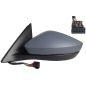 RETROVISORE ELETTRICO DESTRO 8 PIN CON PRIMER TERMICO VETRO CONVESSO RICHIUDIBILE ELETTRICAMENTE CON FANALINO INTEGRATO LED SKO