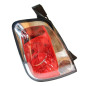 FANALE POSTERIORE SINISTRO SENZA PORTALAMPADA 2 PORTE P21W,PY21W,R10W BORDO NERO FIAT 500 312 20072015VERS 2012